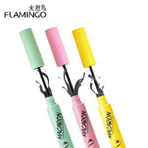 【Buy 1 Free 1】Flamingo Macaroon Small Brush Head Dream Curling Fine Long Bright Thick Mascara Makeup