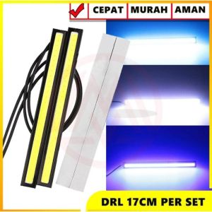 Lampu DRL LED Plasma COB Import 17 CM Universal Murah Terang Kolong Bumper Senja