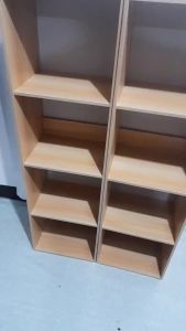 4-compartment bookcase Storage rack Floor-standing filing cabinet Living room storage cabinet