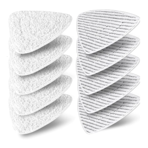 10Pcs Mop Accessories Premium Fabric Quick Changing Stain Removal Machine Washable Reusable Cloths