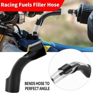 Racing Fuel Filler Hose Set with Hose Bender and Ball Valver Shut Jugs Pipe Accessories Leakproof Fuel Jugs Hose