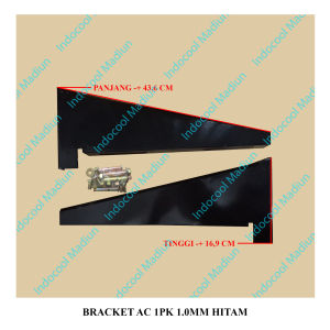 BT1H BREKET / BRACKET AC OUTDOOR / BRACKET AC 1PK 1.0MM HITAM