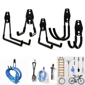 RBJ4 Anti-slip Heavy Duty For Ladders Bike Hanger Wall Mount Bicycle Hanger Garage Organizer Wall Hook Garden Tool