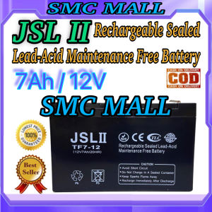 7AH 12V JSL II Regulated Sealed Lead Acid Battery for Medical Devices/UPS/Solar/Toycar Valve Rechargeable VRLA Battery