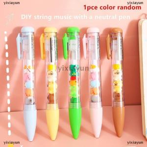 [COD] yixiayun Neutral Pen Cute Shape Pen DIY Beaded Signature Pen Student High Value Press Pen