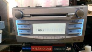 Máy phát nhạc liền Amply bluetooth xe Camry. Tính năng Bluetooth aux radio