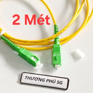 Dây nhảy quang mạng SC / APC - SC / APC dài 2m (Single mode Optical fiber cable)
