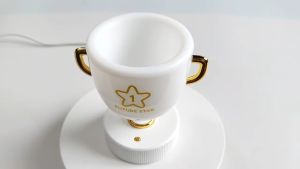 MLADEN USB Portable Ultrasonic Mini Humidifier Trophy Shape LED Night Lamp Cool Mist Diffuser Quiet Desktop Air Humidifier