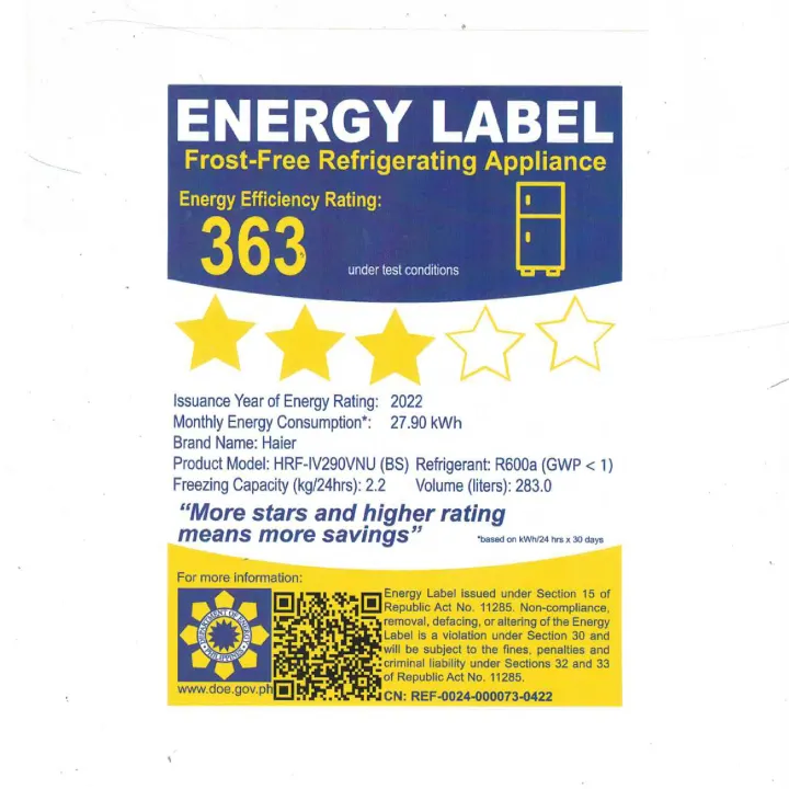 Haier%20HRF-IV290VNU%20(BS)%209.9%20cu.ft./283L%20Fresh%20Cooling%20Twin%20Inverter%20No%20Frost%20Two%20Door%20Refrigerator%20(Silver%20Black)%20-%20Image%207