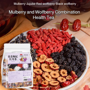 【Natural Ingredients】Herbal Tea Liver Kidney Cleansing Tea Mulberry Wolfberry Tea Relieve Fatigue Mulberry Wolfberry Combination Health Tea Herbal Tea For Liver Kidney Cleansing Tea