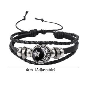 2Pcs/Set Couple Bracelet for Women Lover Luminous Sun Moon Rope Charm Friendship Girlfriend Party Valentines Day Gifts