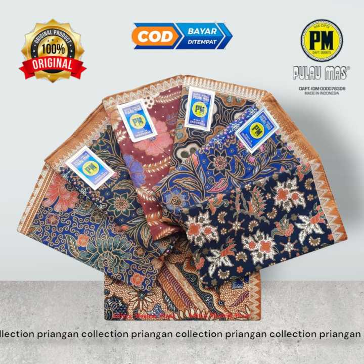 Kain Samping Panjang Batik Merk Pm Pulau Mas Buat Gendongan Bayi