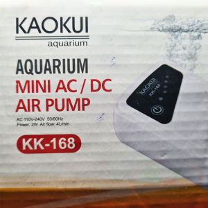 Máy sủi tích điện Kaokui AC / DC Mini Air Pump 1 2 vòi bể cá tép thủy sinh s2