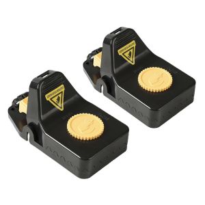 Mousetrap 2PCS Big Mouse Clip Rat Trap High Sensitive Elasticity Snap Rodent Catcher Reusable