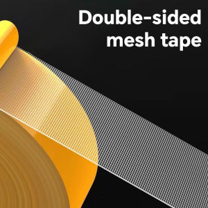 20M Double Sided Tape Super Strong Traceless Fabric Tape Double-sided Adhesive Washi Transparent Tape for Home Office School Carpet