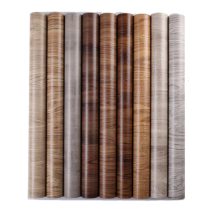 GROSIR Wallpaper Dinding Murah Berkualitas | Serat Kayu Coklat Muda PREMIUM Termurah Sticker Dinding