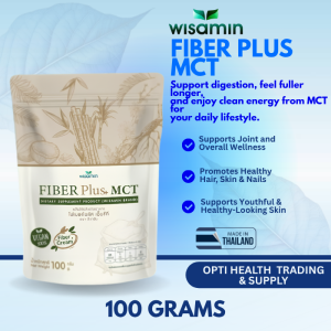 100grams Wisamin Fiber Plus MCT - Dietary Suplement Inulin and Postbiotic for Support Healthy Digestion and Wellness