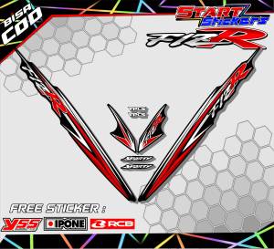 STRIPING VARIASI MOTOR YAMAHA FIZ R / STIKER LIST MOTOR YAMAHA FIZ R