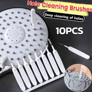 10Pcs Anti-clogging Small Pore Brush Shower Head Cleaning Brush Mini Cleaner Brushes for Keyboard Mobile Phone Hole Household Gap Brush Clean Tools