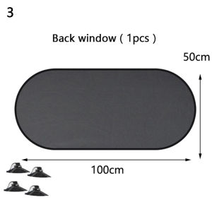 438178 ZXC 5pcs set Car Window Sun Shades Cover Anti-UV Mesh Shade Curtain Protector