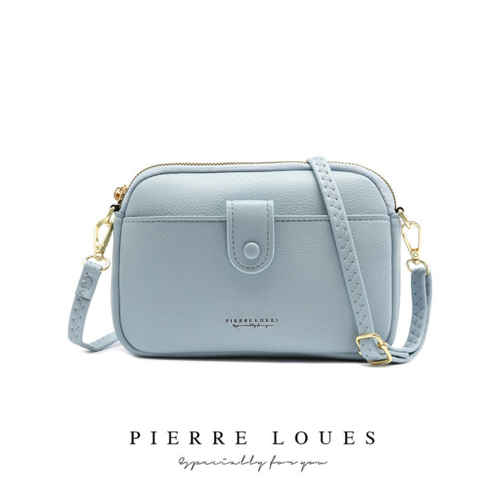 Tas Selempang Wanita PIERRE LOUES Corrine Sling Bag PU Leather
