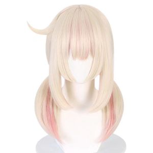 Silk Joy   Genshin Impact Klee New Skin Qihua Xingzhu Full Set   Klee cos Wig   Custom Color Anime Wigs