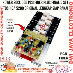Power SOCL 506 PCB Fiber Plus Final 5 set LENGKAP