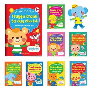 Sách - Truyện Tranh Tư Duy Cho Bé - Bé Tập Đọc Học Điều Hay - có quét QR code để nghe kể truyện ( 8 cuốn)