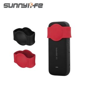 SUNNYLIFE Silicone Rubber Case Lens Cap Cover Protector Lanyard Strap for Insta360 ONE X3 Camera