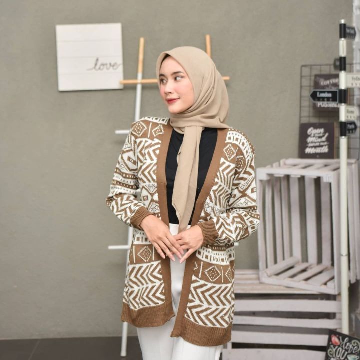 airy outer cardigan rajut wanita baju rajut wanita lengan