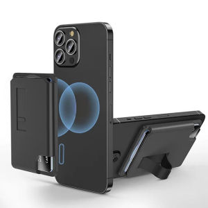 Ví nam châm bao ví đựng thẻ điện thoại thông dụng cho iPhone 15 Pro Max 14 kèm kẹp giữ thẻ