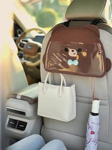 Car Phone Holder Rear Seat Multi-Function iPad Adjustable Tablet Hanging Bag In-Car Touchscreen Support Stand