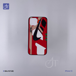 Case Iphone 3D Softcase Casing Timbul J0- rdan Warna Red 11 12 13 14 Pro Max 7Plus XR X XS MAX 7 8 Plus Silicone Anti Crack Pattern Hypebeast