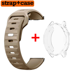 Soft Silicone Strap + Case For Huawei Watch GT Runner 2 Smart Watch Band Sport Wristband Replacement Bracelet