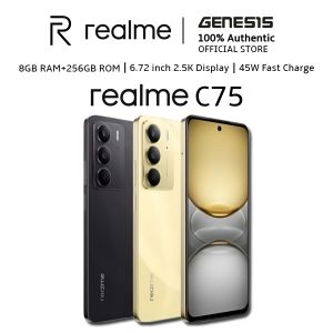 เป็นที่นิยม🔥 Realme C75 (8+256)| Chipset MTK Helio G92 Max กล้องชัด 50MP+Flicker กันน้ำกันฝุ่น IP69 แบตเตอรี่จุ 6000mAh