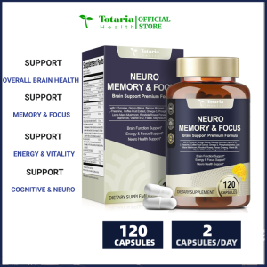 25 in 1 Brain Supplements for Memory and Focus & Neuro Health - Daily Brain Nootropic Cognitive Supplement with L-Tyrosine Bacopa Monnieri Ginkgo Biloba Alpha GPC - Non-GMO Gluten Free Vegan