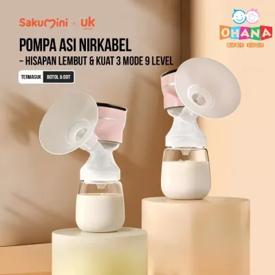 SAKUMINI Electric Breast Pump Soft Massage Portable | Pompa ASI Bayi Elektrik | Pumping ASI Electric