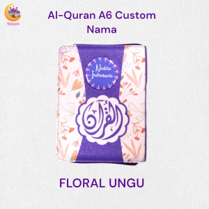 Custom Nama Al-Quran Ukuran A5 A6 Terjemahan Dan Non Terjemahan Kaleb Resleting - Istiqomah