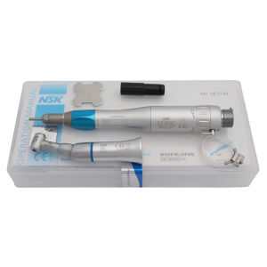 Ex203c dental low-speed NSK handpiece mobile wind turbine with straight nose the angle against the engine air is 2/4 holes