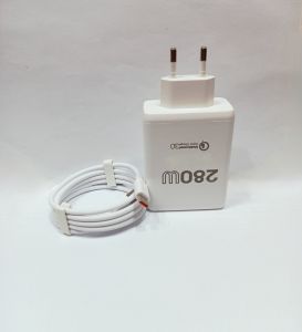 Carger Casan HP For INF NOTE 40 PRO Fat Charger 280w Batok Adapter+ Kabel USB Quick Charge3.0