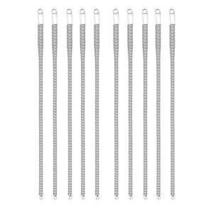10 cái lò xo bằng thép không gỉ Dây Rút threader Dây thắt lưng dây công cụ sợi chỉ cho Hoodies Váy áo khoác quần quần