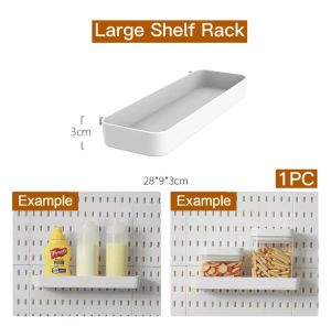 DXL Pegboard Rack Hardware Accessories Vacuum Cleaner Accessories Storage Rack Punch-free Wall-hanging Wall Storage Rack