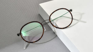 FONEX B Titanium Gọng kính nam giới Vòng khung quang học phụ nữ kính mắt Hàn Quốc siêu nhẹ japaness phong cách screwless Eyewear 7512