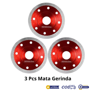 Paket Mata Gerinda Merah Potong Keramik 4inch Mata Gerinda Diamond Wheel Dry 3pcs 5pcs