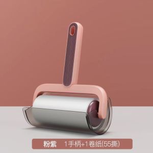 ลูกกลิ้งกำจัดขนพร้อมฝาปิด รีฟิลลูกกลิ้งขจัดฝุ่น กระดาษกาว เก็บขนและฝุ่น (พร้อมส่ง) G3238