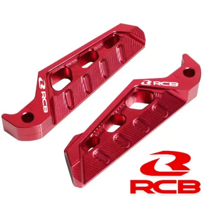 RCB CNC Rear Footrest Foot Pegs For Yamaha AEROX NMAX XMAX Mio i125 Sniper155 Fazzio