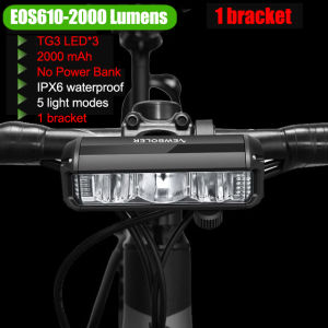 NEWBOLER 10000mAh Bike Front Light 6000 Lumens USB Charging Bicycle Light IPX6 Waterproof Cycling Flashlight Aluminum Shell Bicycle Lamp