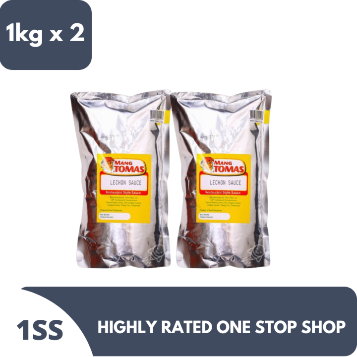 Mang Tomas Lechon Sauce 1kg x 2 Filipino Cooking Sauce Healthier