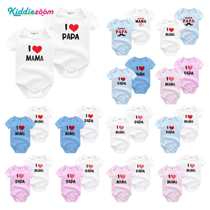 Kiddiezoom 5-Pack Baby Bodysuits - Soft Cotton Short Sleeve Onesies For Newborns