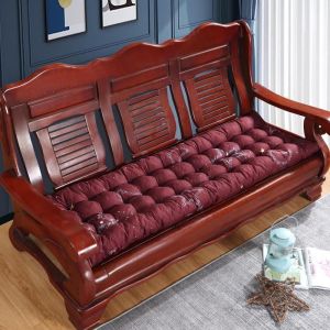Thick Solid Wood Sofa Cushion Non-slip Bench Universal 1-3 Seater Soft Comfortable Four Seasons Long Chair Pad